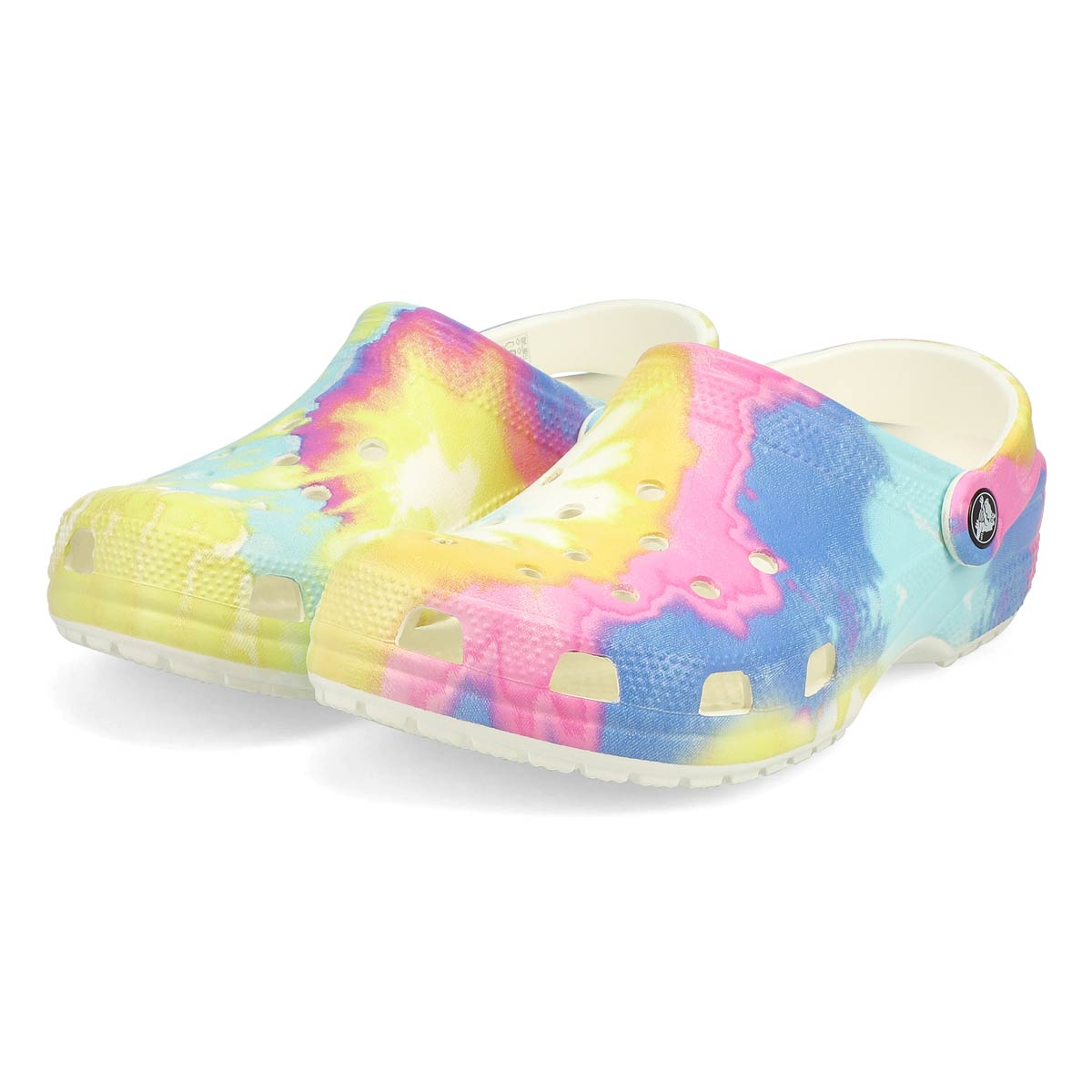 Women's Classic Tie Dye Comfort Clog - White Multi