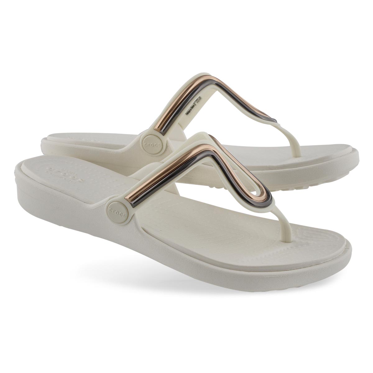 sanrah metal block crocs