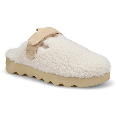 Sabot Viibe Clog Cozy, écru/céramique, femme