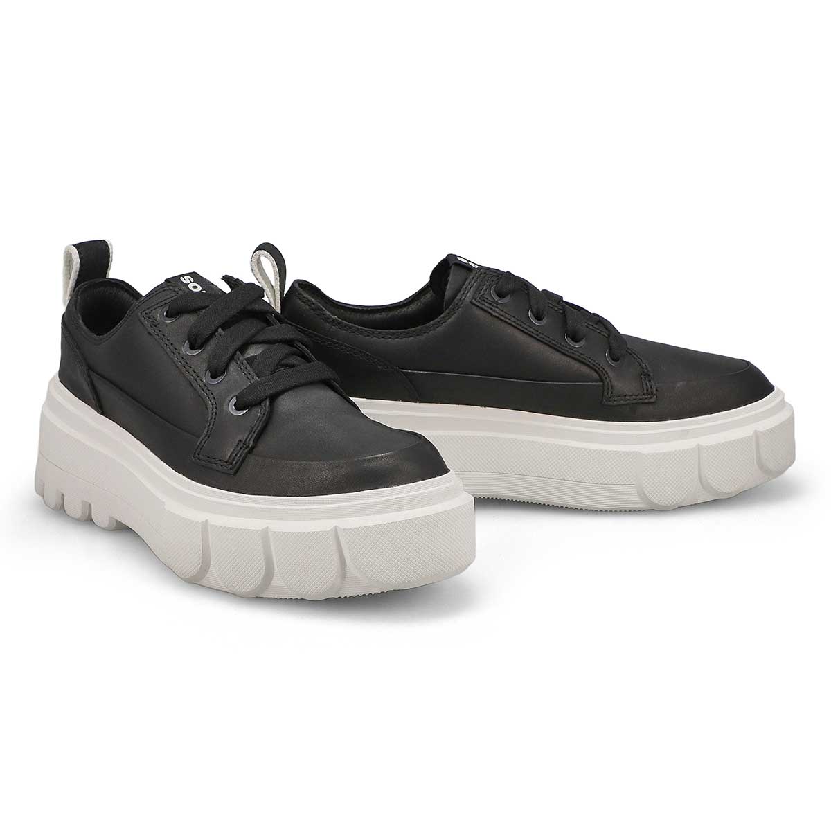 Chaussure imperméable à plateforme CARIBOU X, noir, femmes