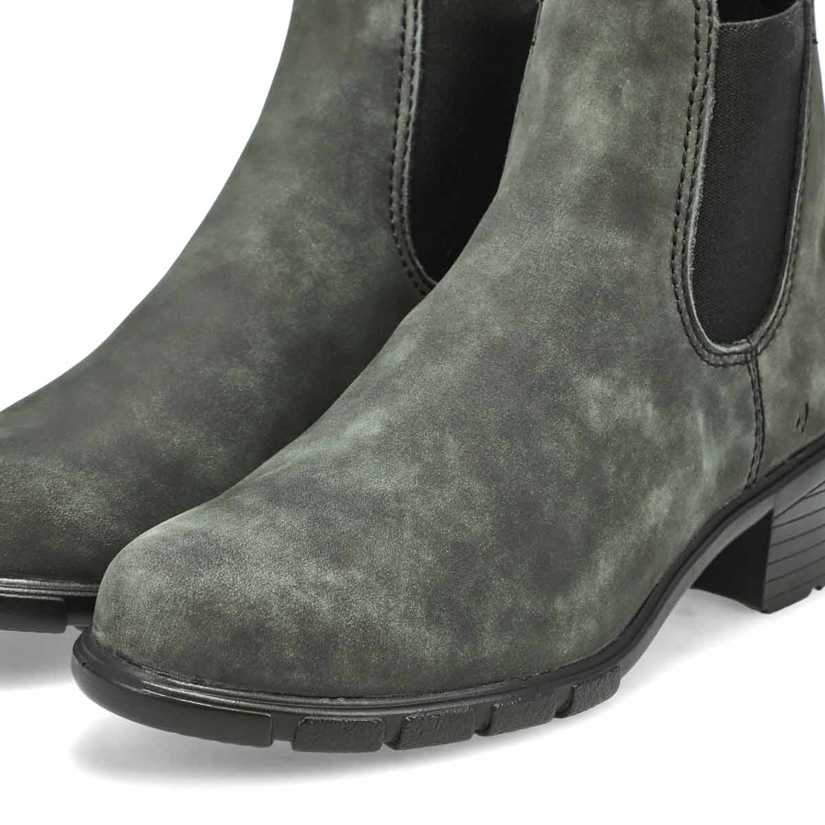 Botte Chelsea à talon bloc 2064, noir, femmes