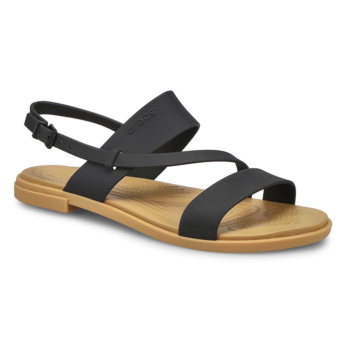 Women's Tulum Strappy Sandal - Black/Tan