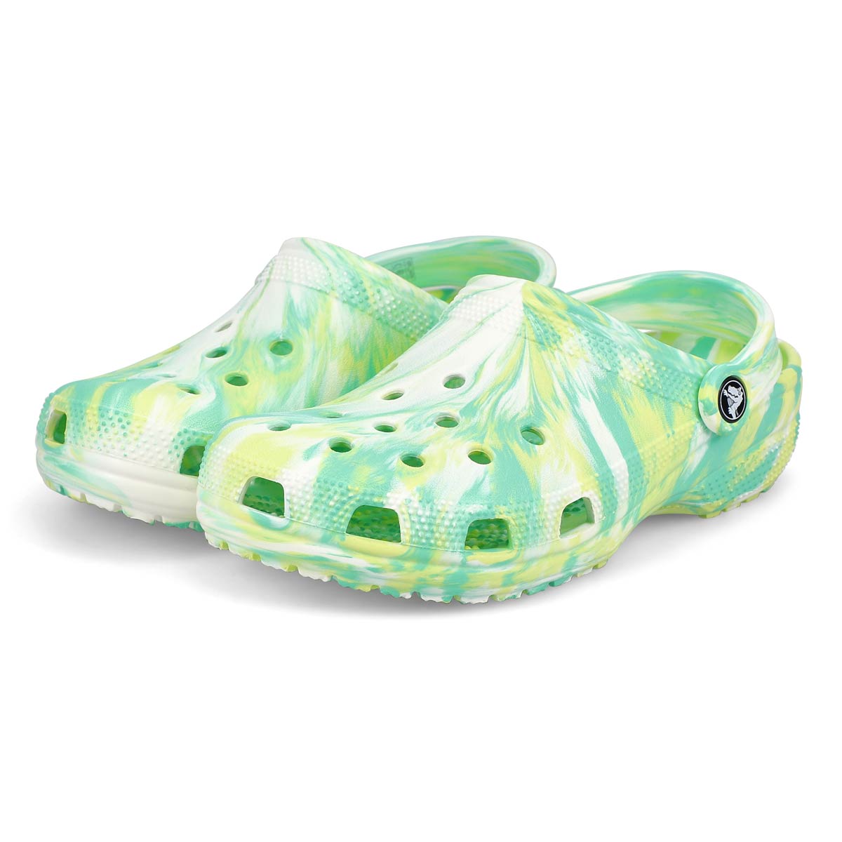 women's crocs classic marbled clog