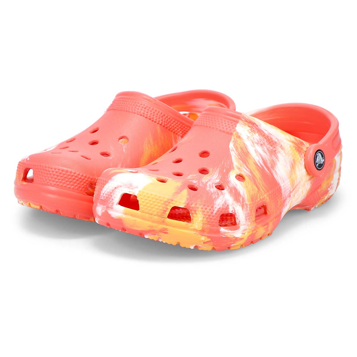 women's crocs classic marbled clog
