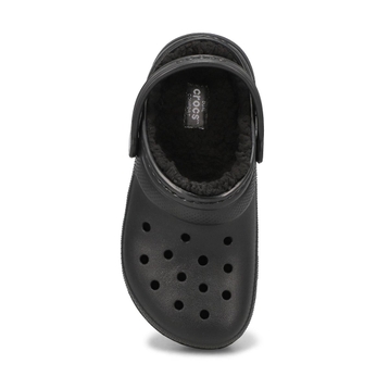 Kids' Classic Lined Comfort Clog - Black/Black