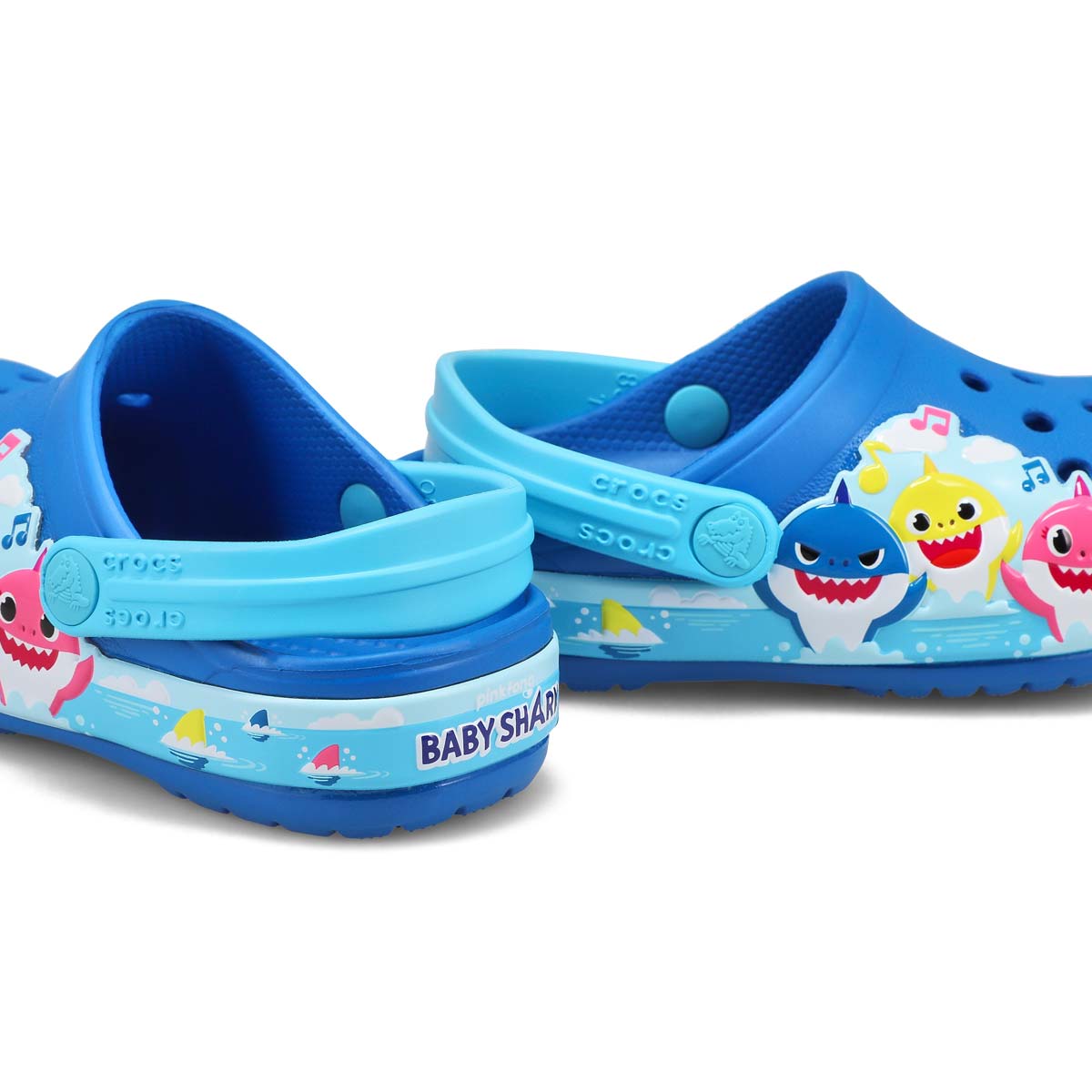 Crocs Infants' Crocband Baby Shark Clog - Cob | SoftMoc.com