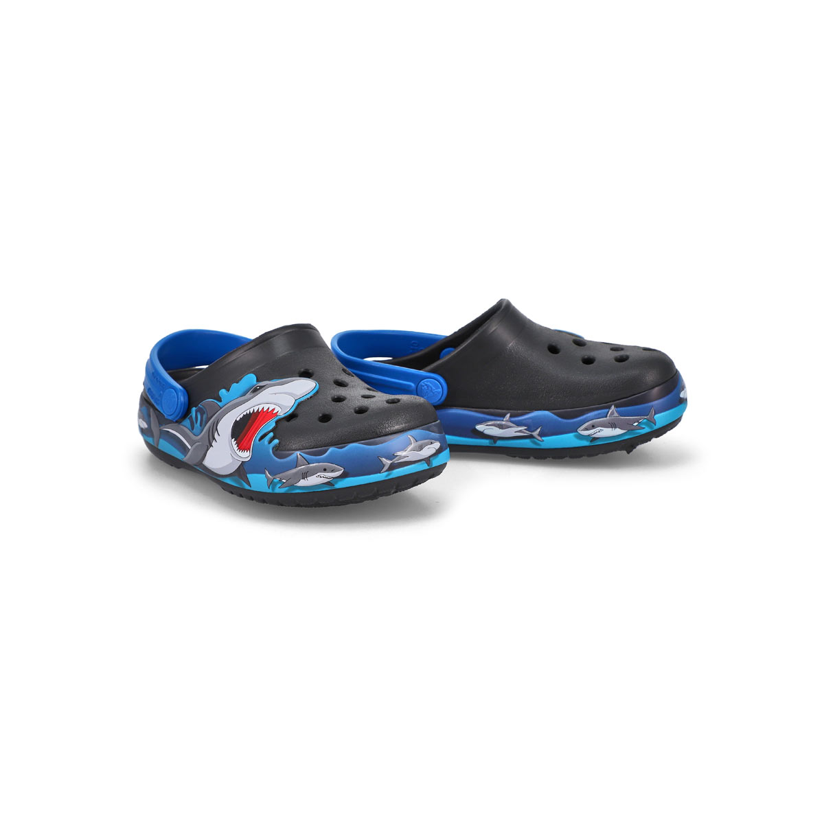 Infants' FL Shark Lights EVA Clog - Black