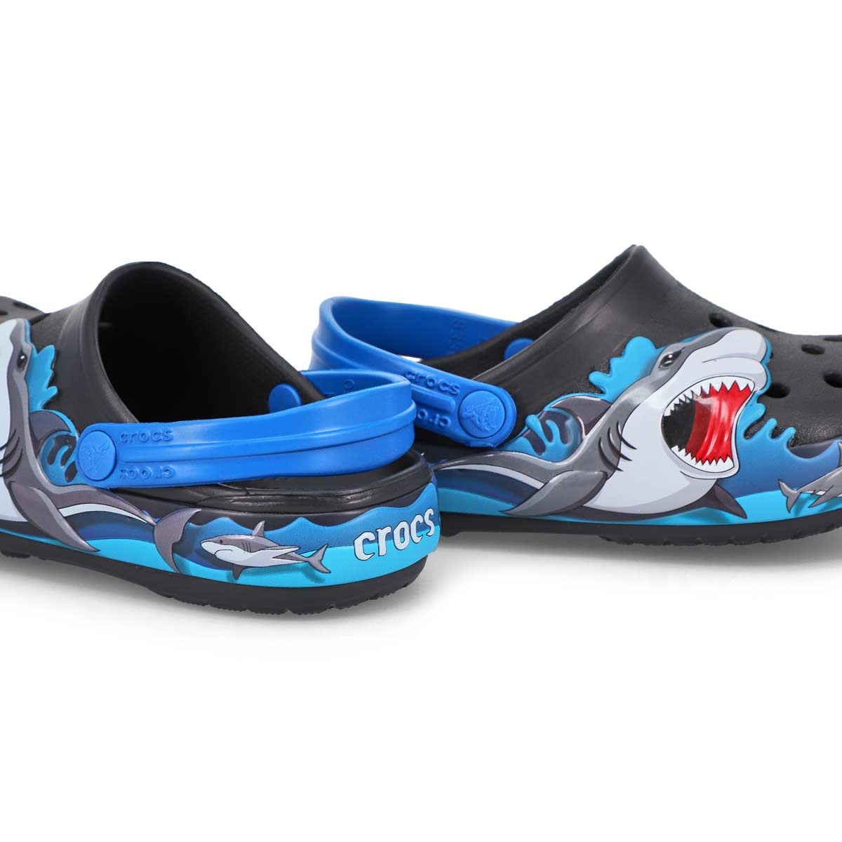Infants' FL Shark Lights EVA Clog - Black