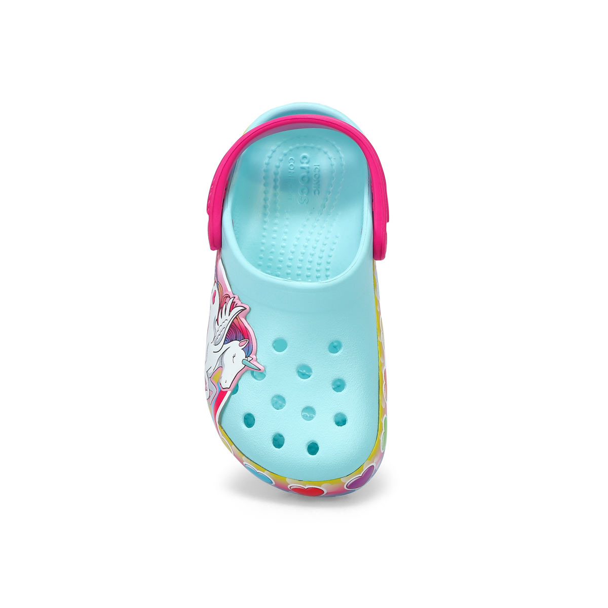 Infant's Unicorn Lights EVA Clog - Ice Blue