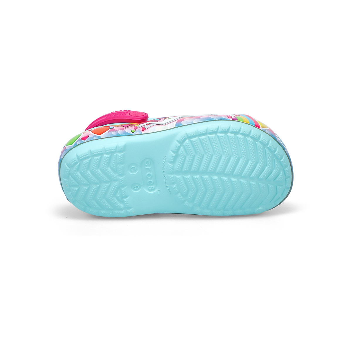 Infant's Unicorn Lights EVA Clog - Ice Blue