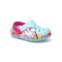 Infant's Unicorn Lights EVA Clog - Ice Blue