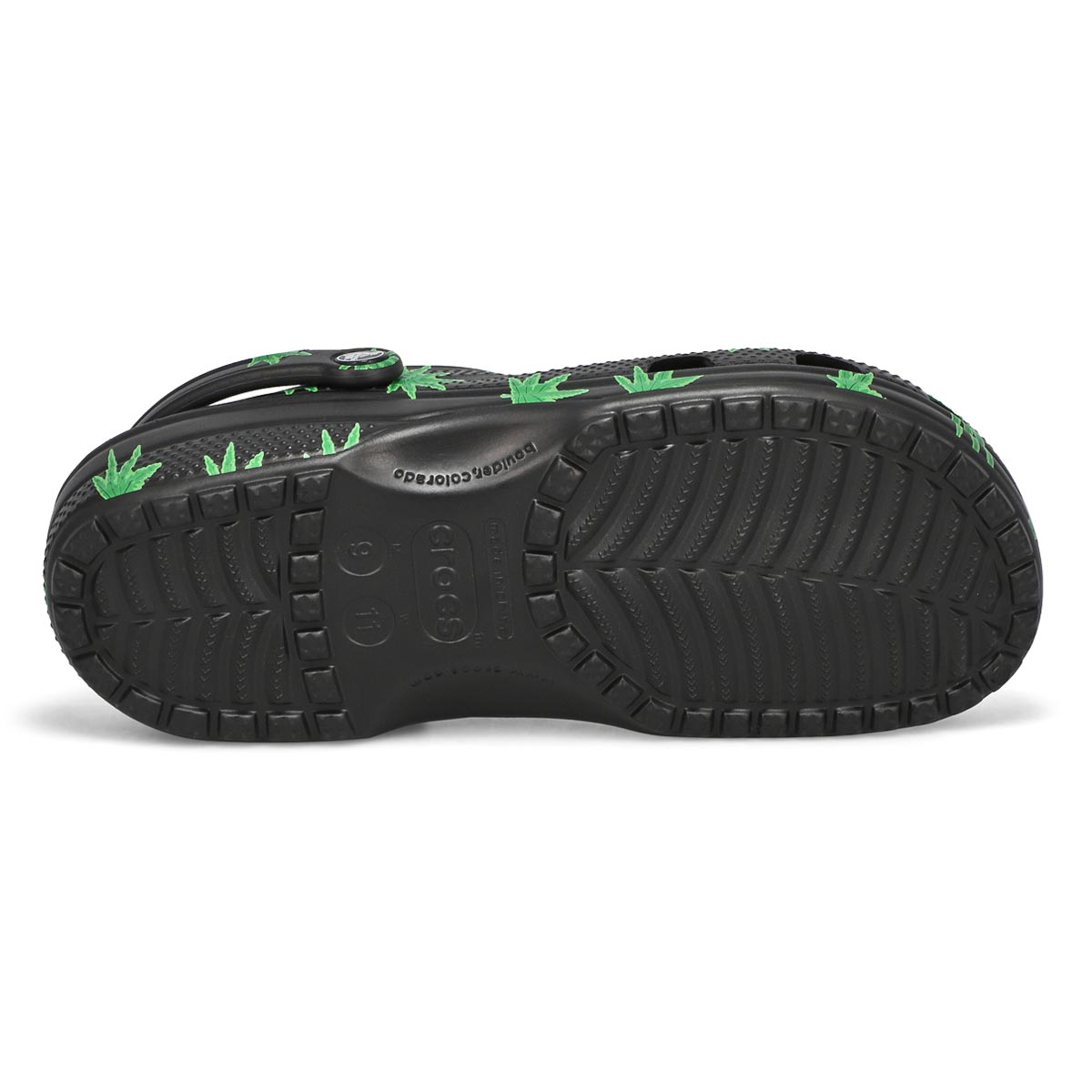 Sabot CLASSIC HEMP LEAF, noir, hommes