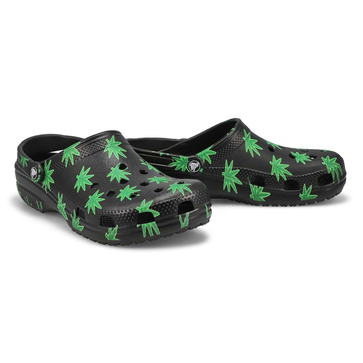 Men's Classic Hemp Leaf Clog - Black