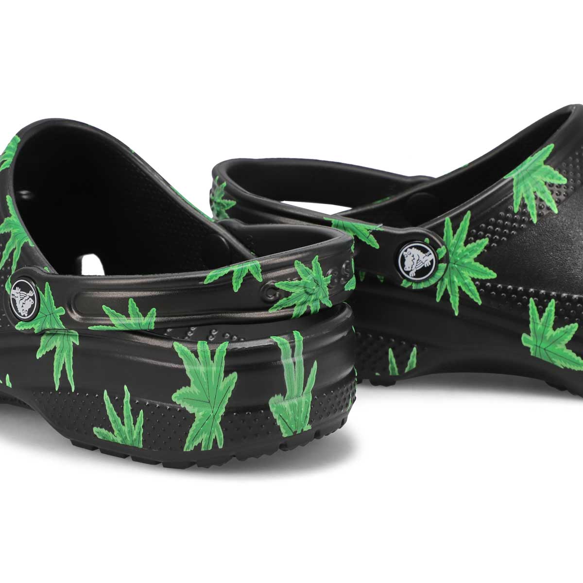 Sabot CLASSIC HEMP LEAF, noir, hommes