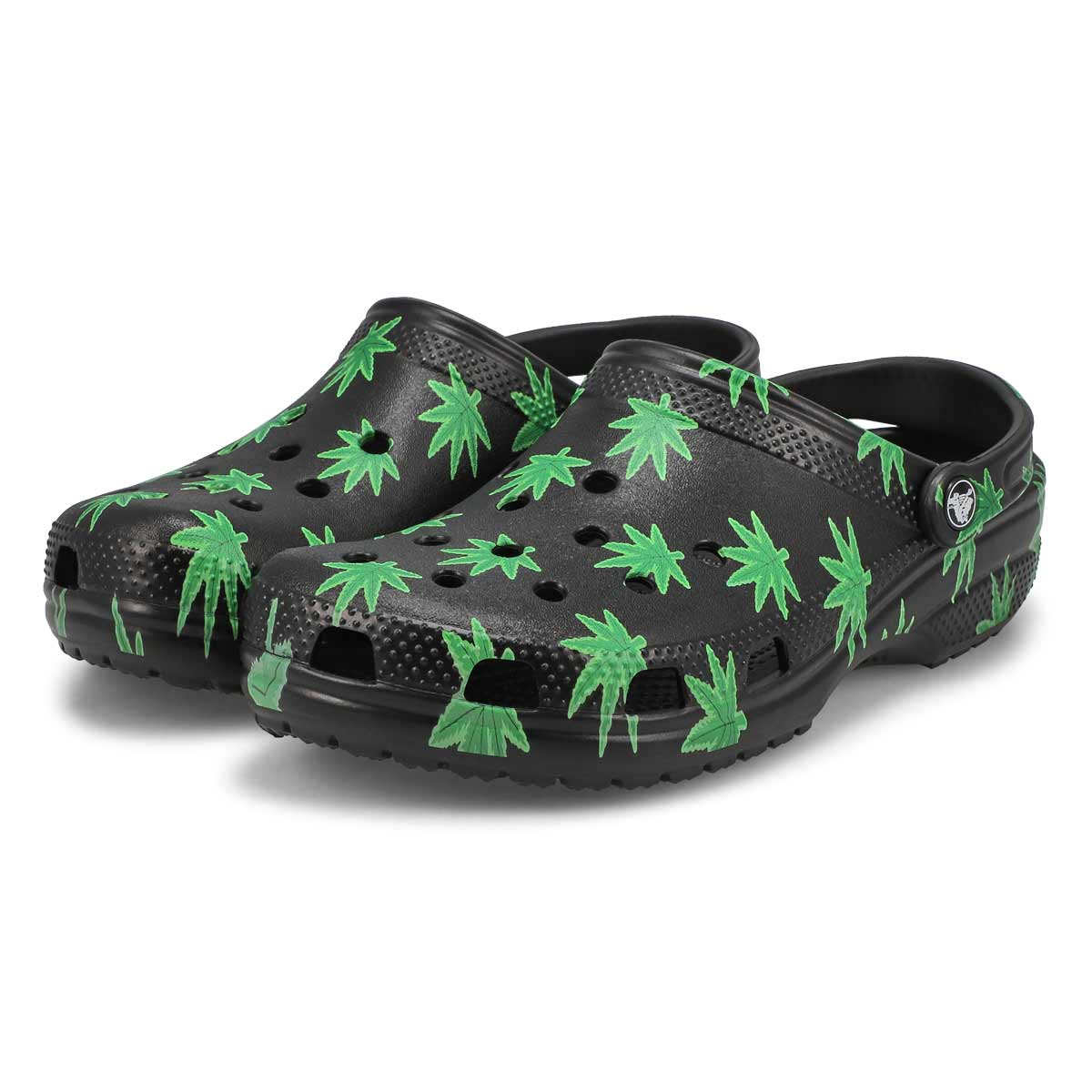 Sabot CLASSIC HEMP LEAF, noir, hommes