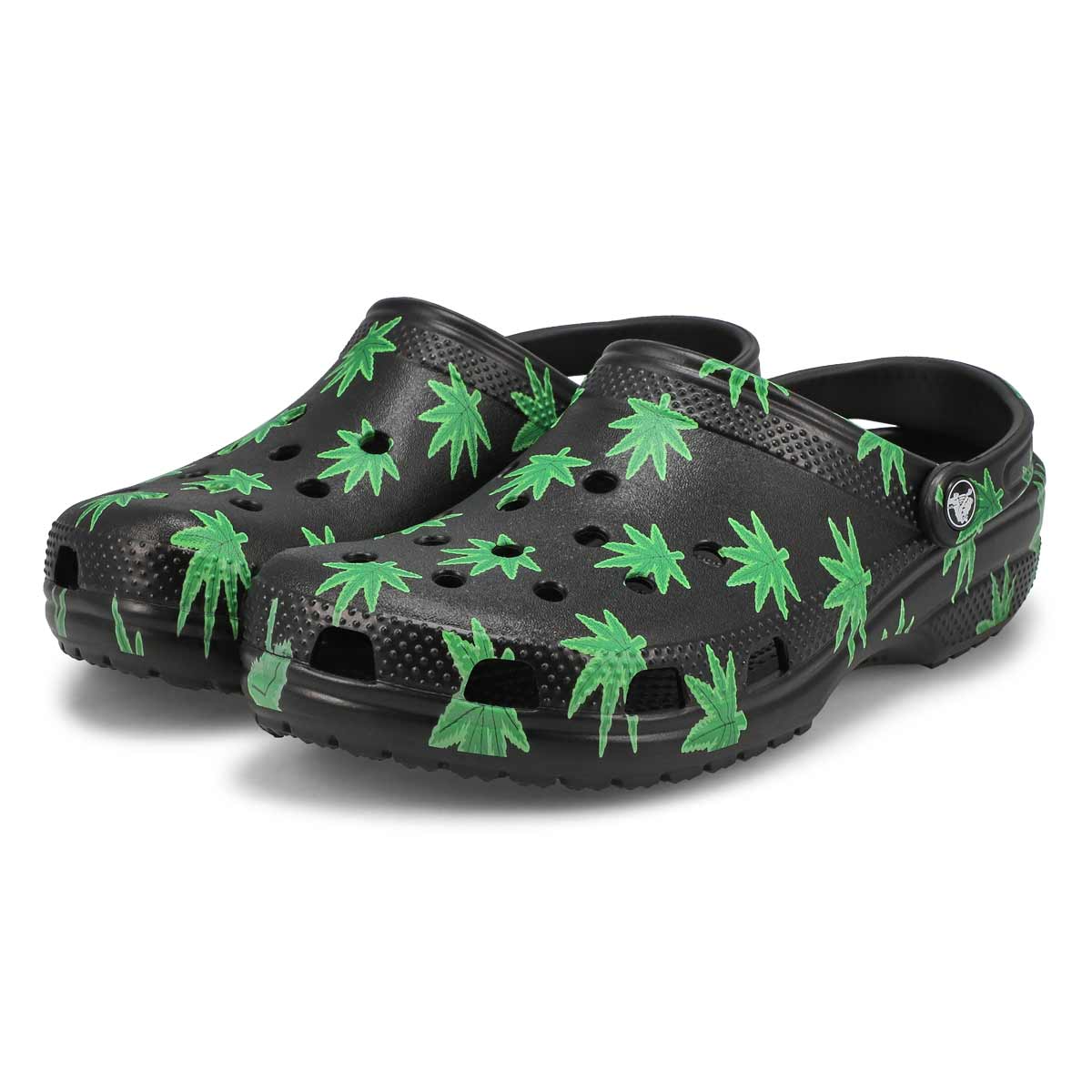 Men's Classic Hemp Leaf Clog - Black