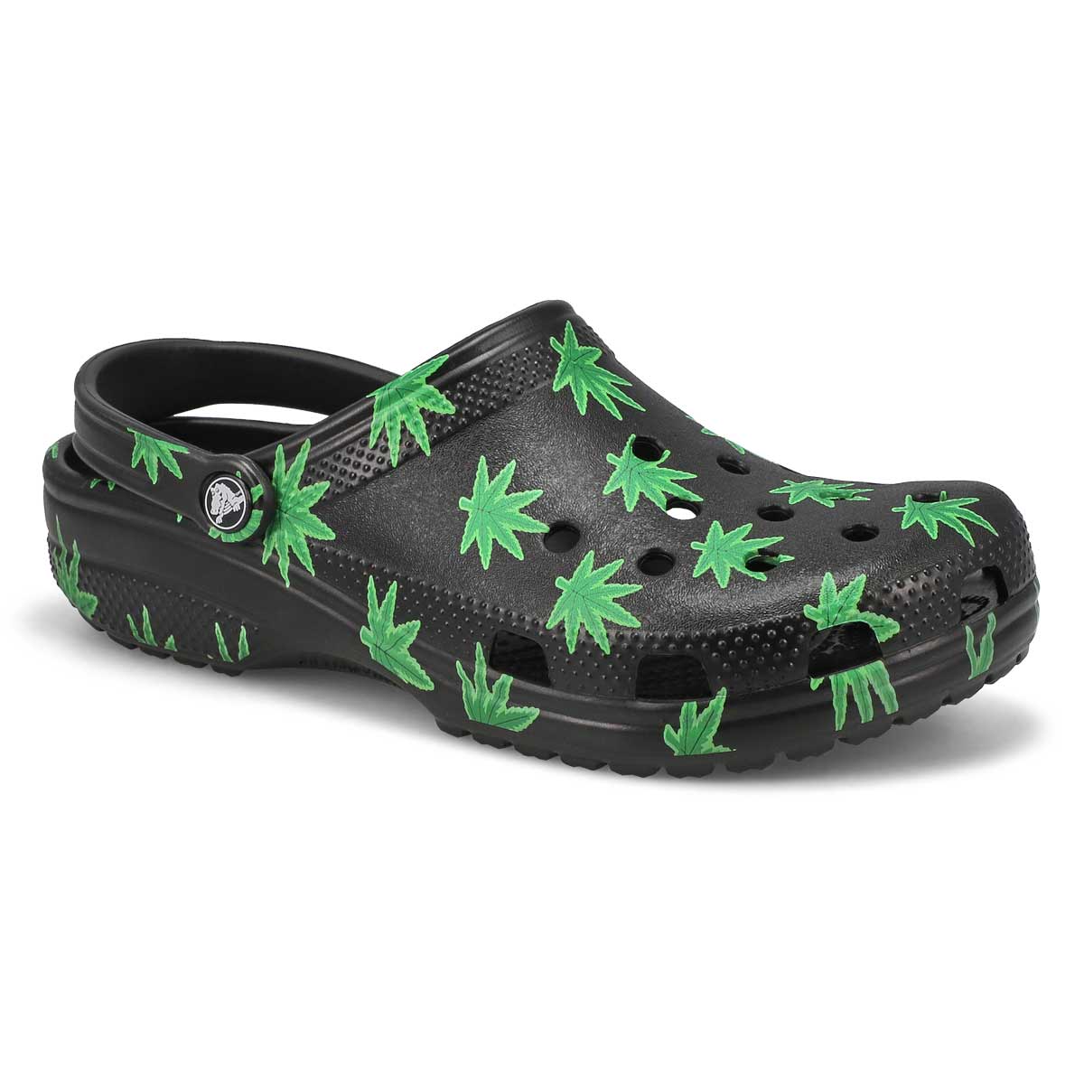 Men's Classic Hemp Leaf Clog - Black