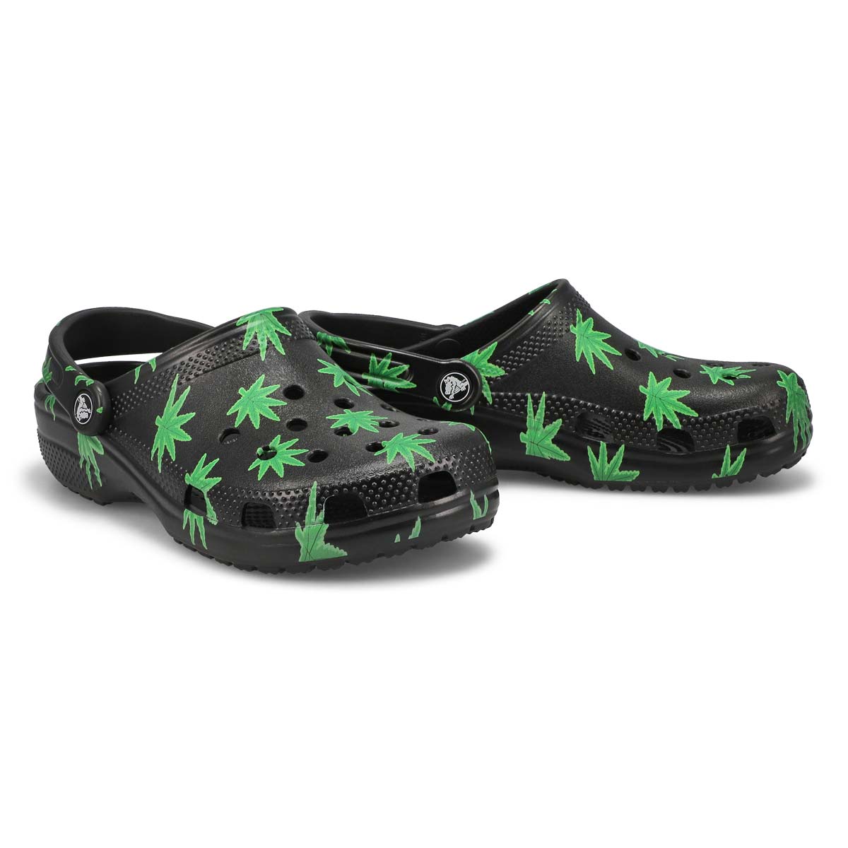 Sabot CLASSIC HEMP LEAF, noir, femmes