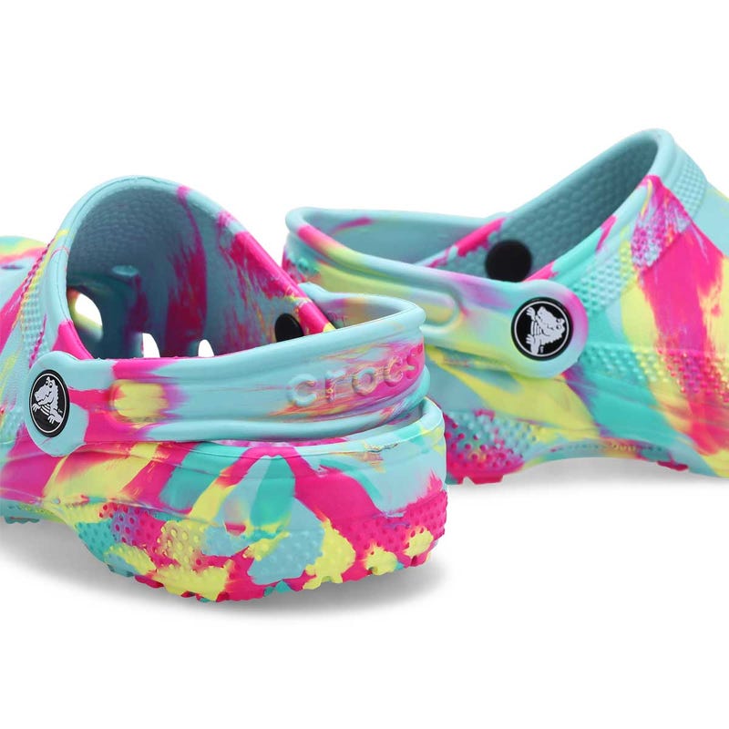 Kids' Classic Marbled EVA Comfort Clog - Aquamarin