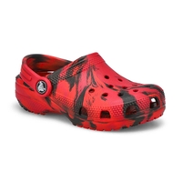 Kids' Classic Clog Graphics - Red/Black