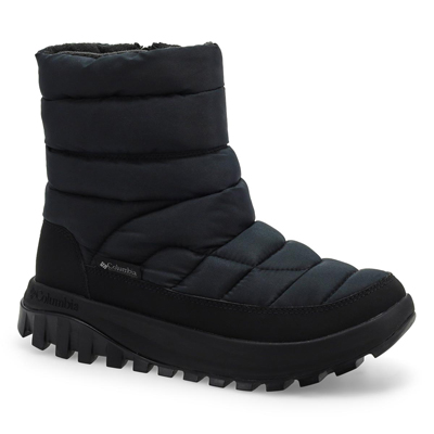 Botte d'hiver imperméable mi-haute SNOWTROT MID, noir/titane II, femmes