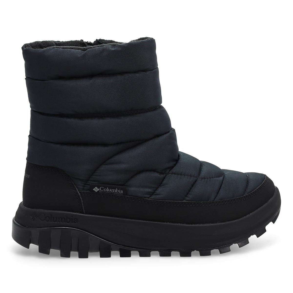 Botte d'hiver imperméable mi-haute SNOWTROT MID, noir/titane II, femmes