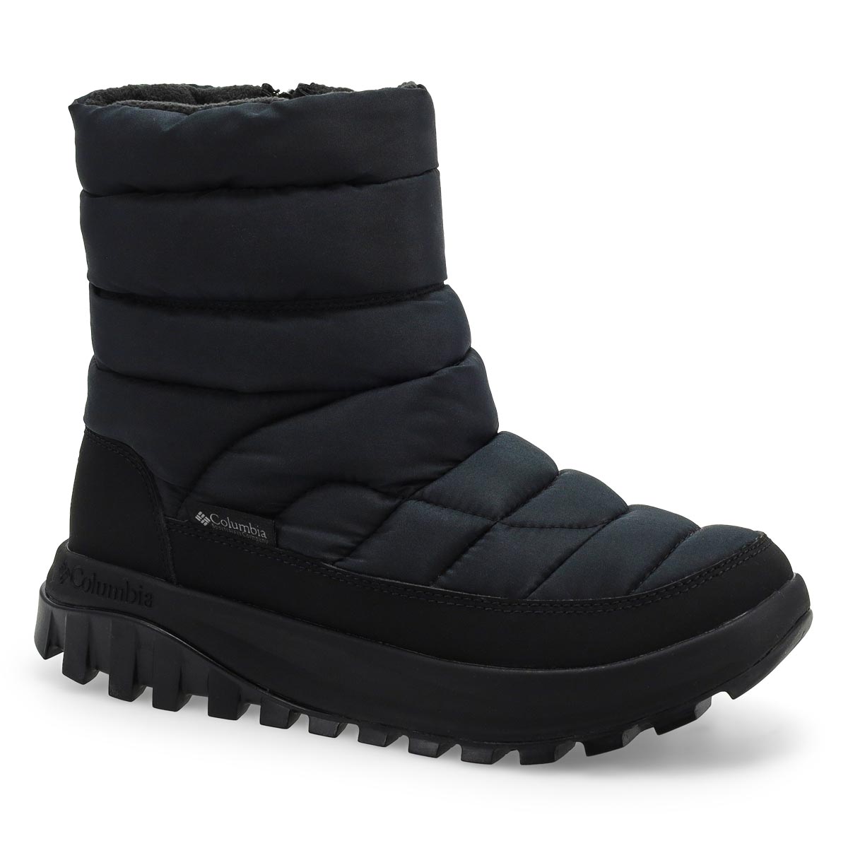 Botte d'hiver imperméable mi-haute SNOWTROT MID, noir/titane II, femmes