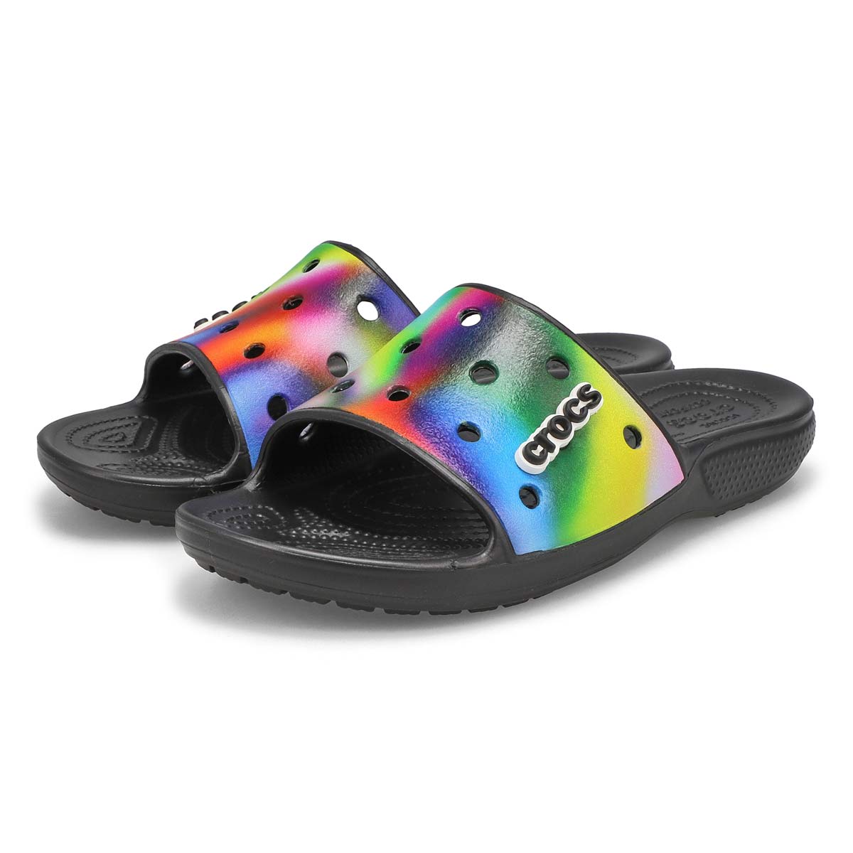 Claquette CLASSIC SOLARIZED, noir/multi, femmes