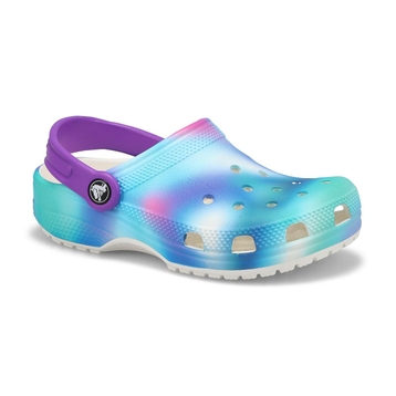 Kids' Classic Solarized Clog- White/Multi