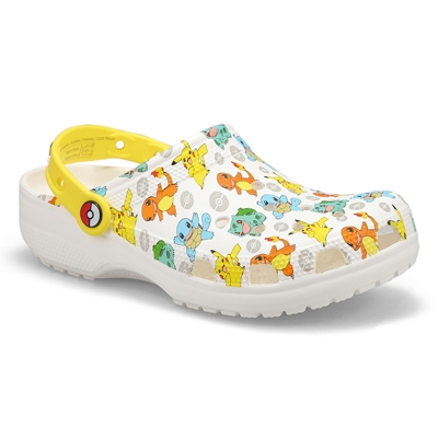 Lds Classic Pokemon 2 EVA Comfort Clog - White/Multi