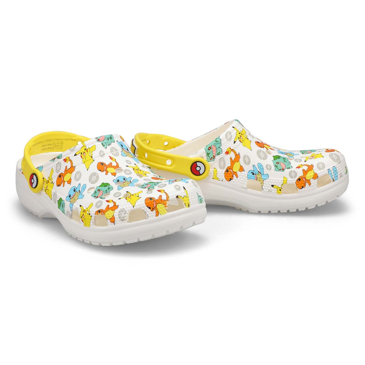 Women's Classic Pokemon 2 Clog - White/Multi