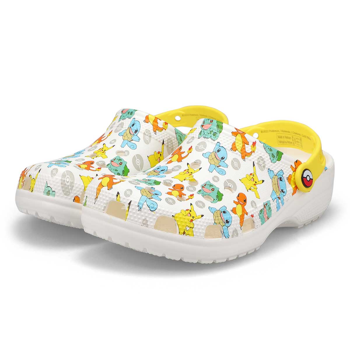 Women's Classic Pokemon 2 Clog - White/Multi