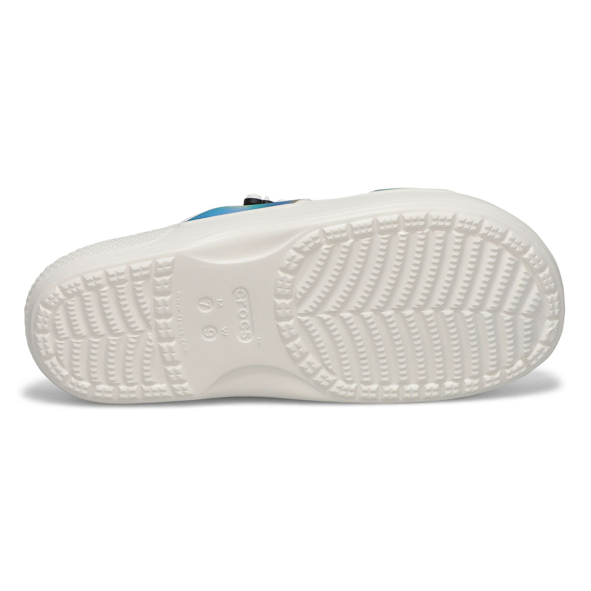 Sandale CLASSIC CROCS SOLARIZED, blanc/multi, femm