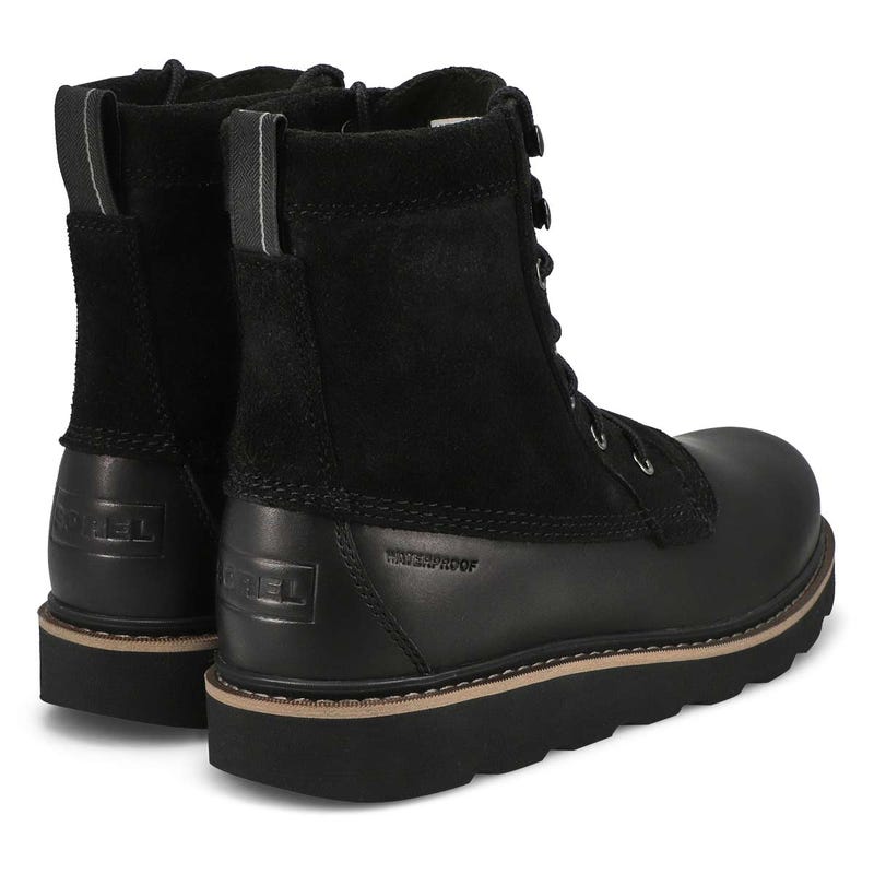 Botte d'hiver imperméable SLABTOWN 62 CARIBOU, noir/noir, hommes