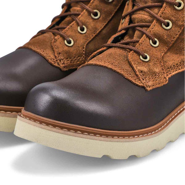 Botte d'hiver imperméable SLABTOWN 62 CARIBOU, havane velouté/tabac, hommes