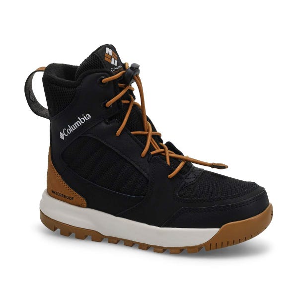 Boys'  Portlander Waterproof Winter Boot - Black/Elk