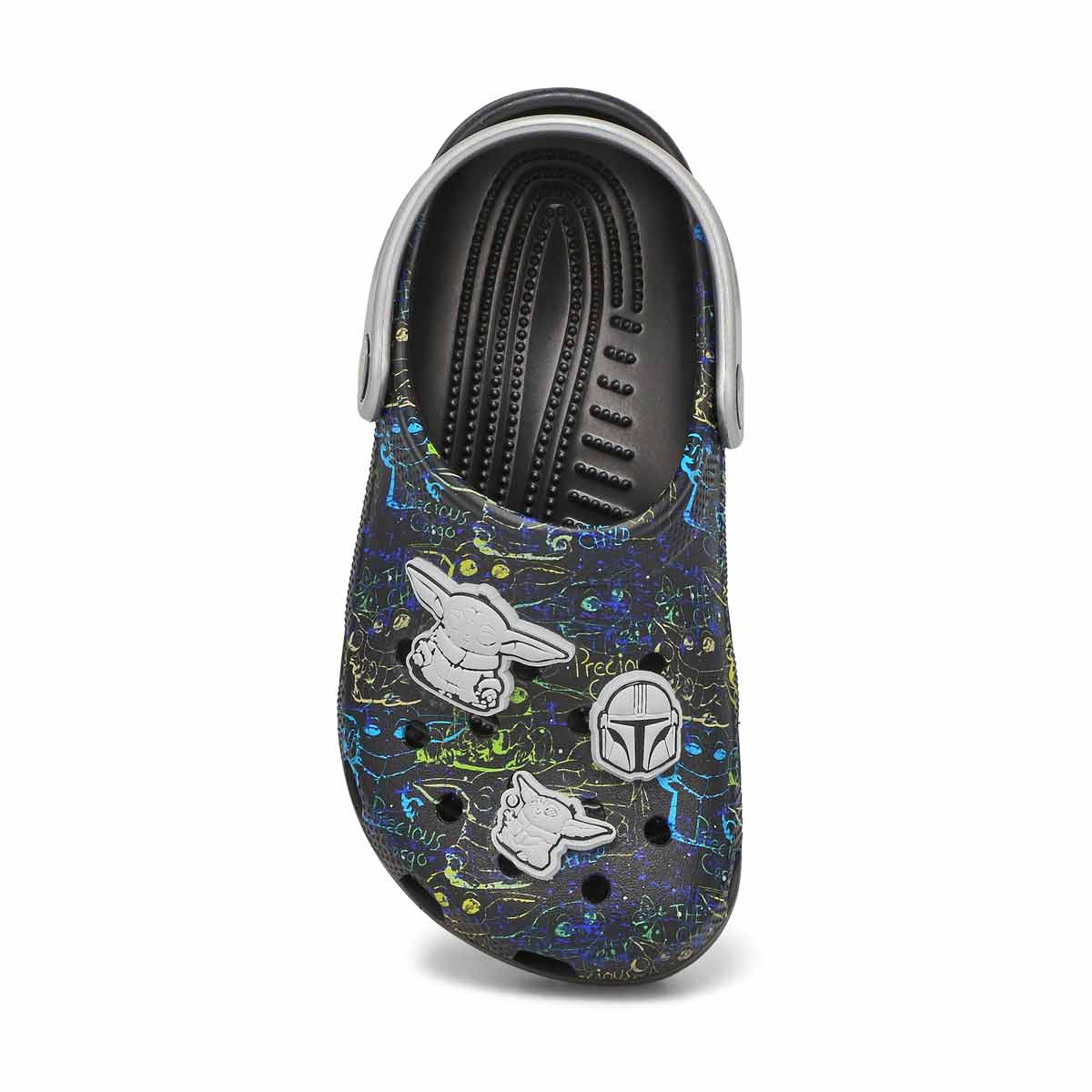 Kids' Classic Grogu Clog - Black