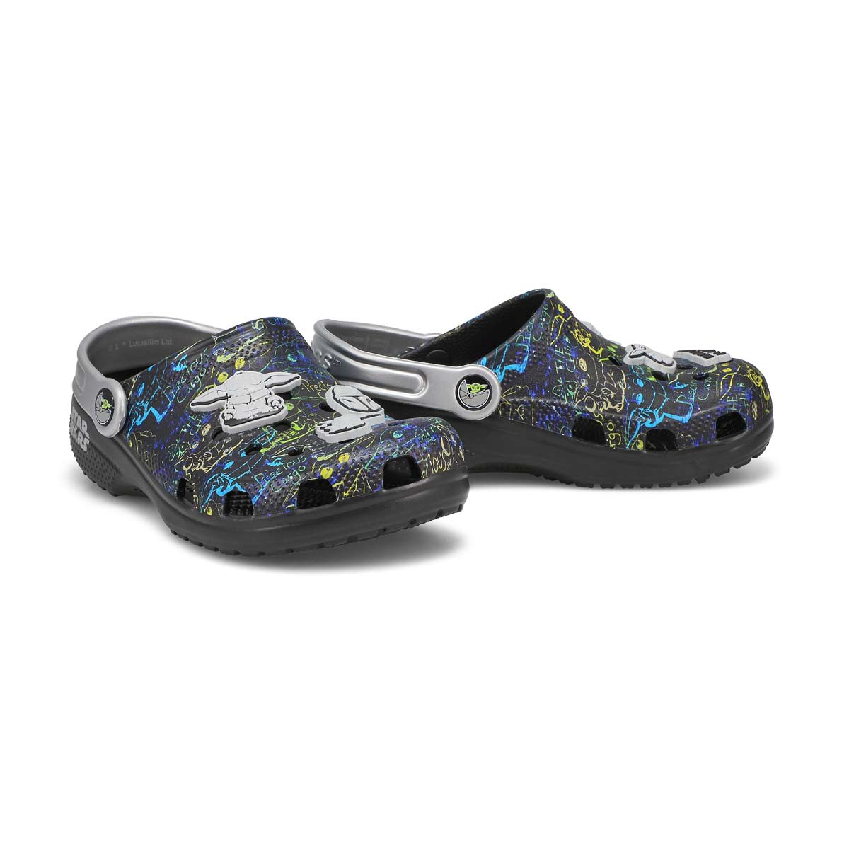 Kids' Classic Grogu Clog - Black