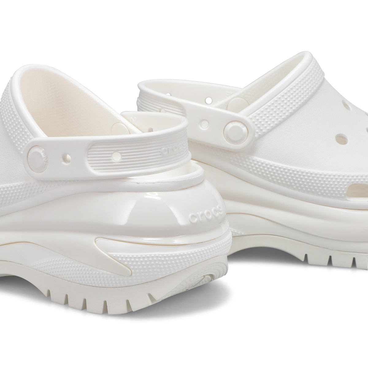 Women's Classic Mega Crush Platform Clog - White