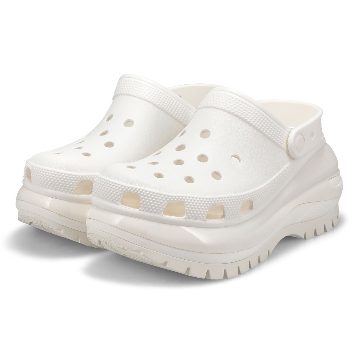 Women's Classic Mega Crush Platform Clog - White