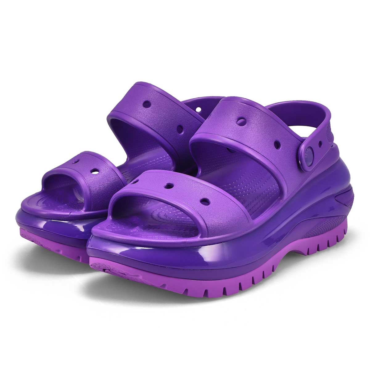 Sandale CLASSIC MEGA CRUSH, néon violet, femme