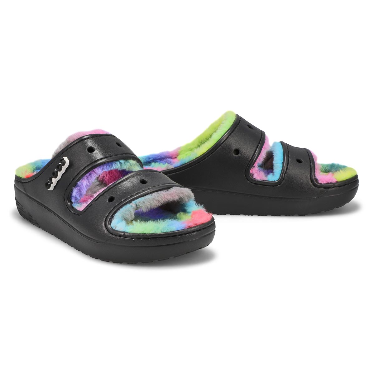 Women's Classic Cozzzy Slide Sandal - Black/Multi