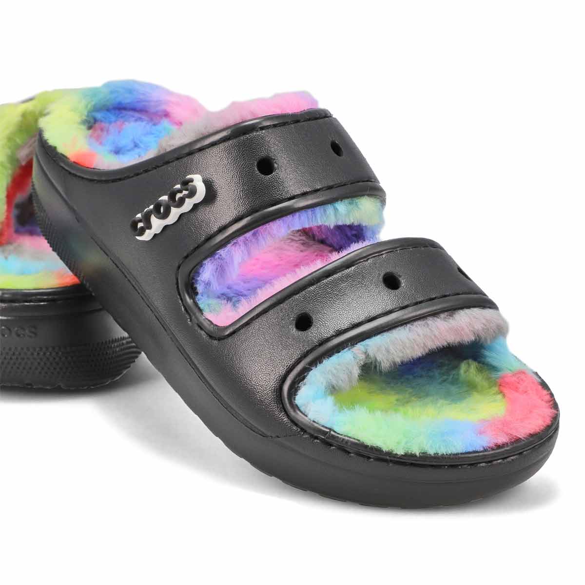 Women's Classic Cozzzy Slide Sandal - Black/Multi