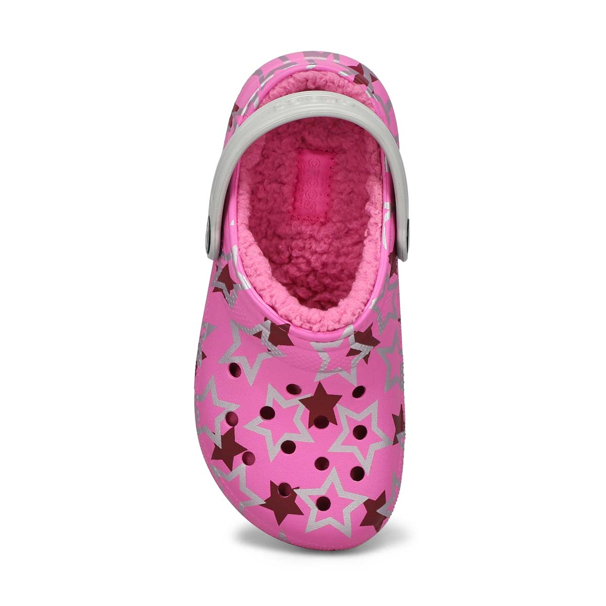 Sabot de confort doublé CLASSIC LINED, rose bonbon, enfants