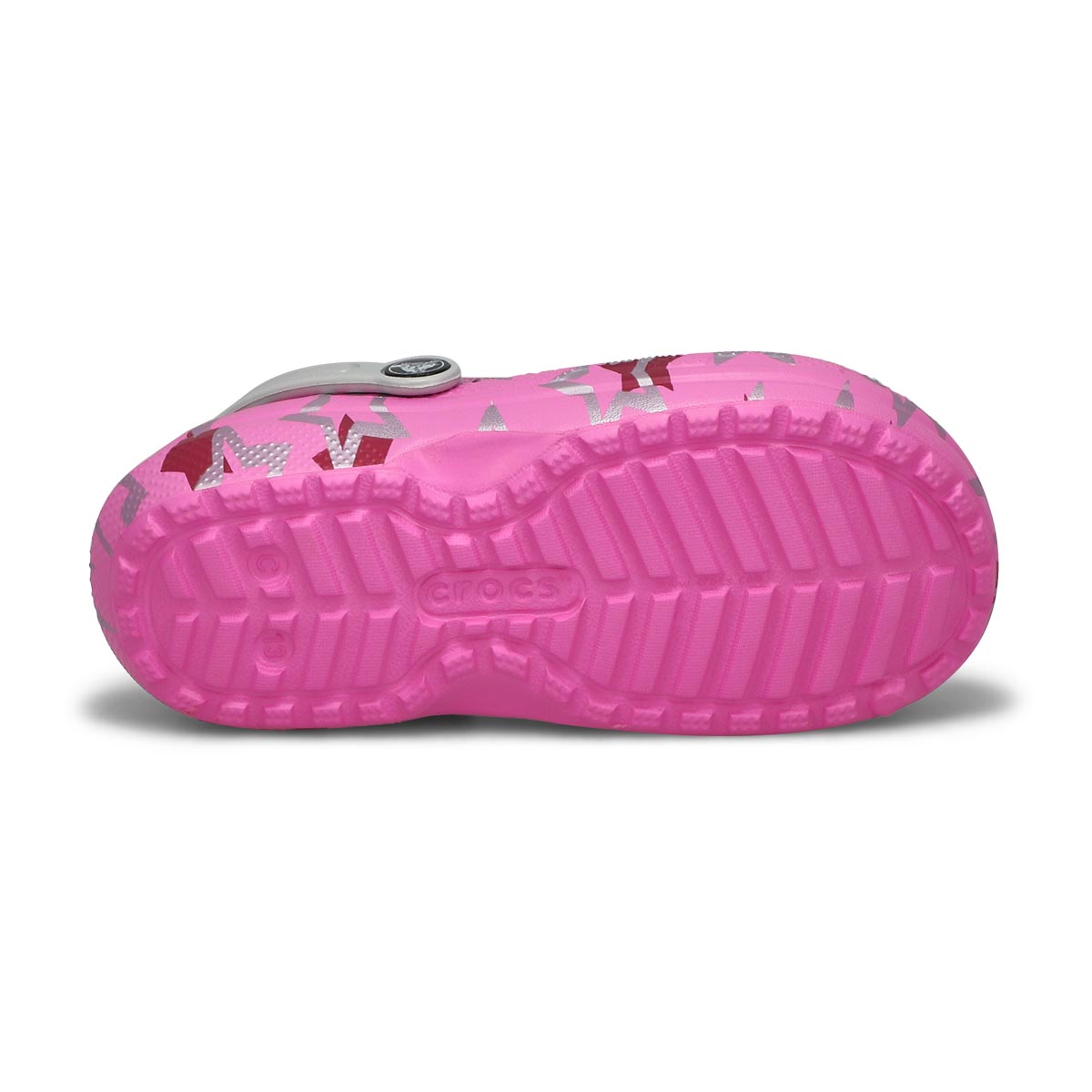 Sabot de confort doublé CLASSIC LINED, rose bonbon, enfants