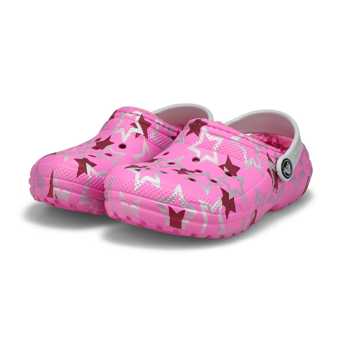 Sabot de confort doublé CLASSIC LINED, rose bonbon, enfants