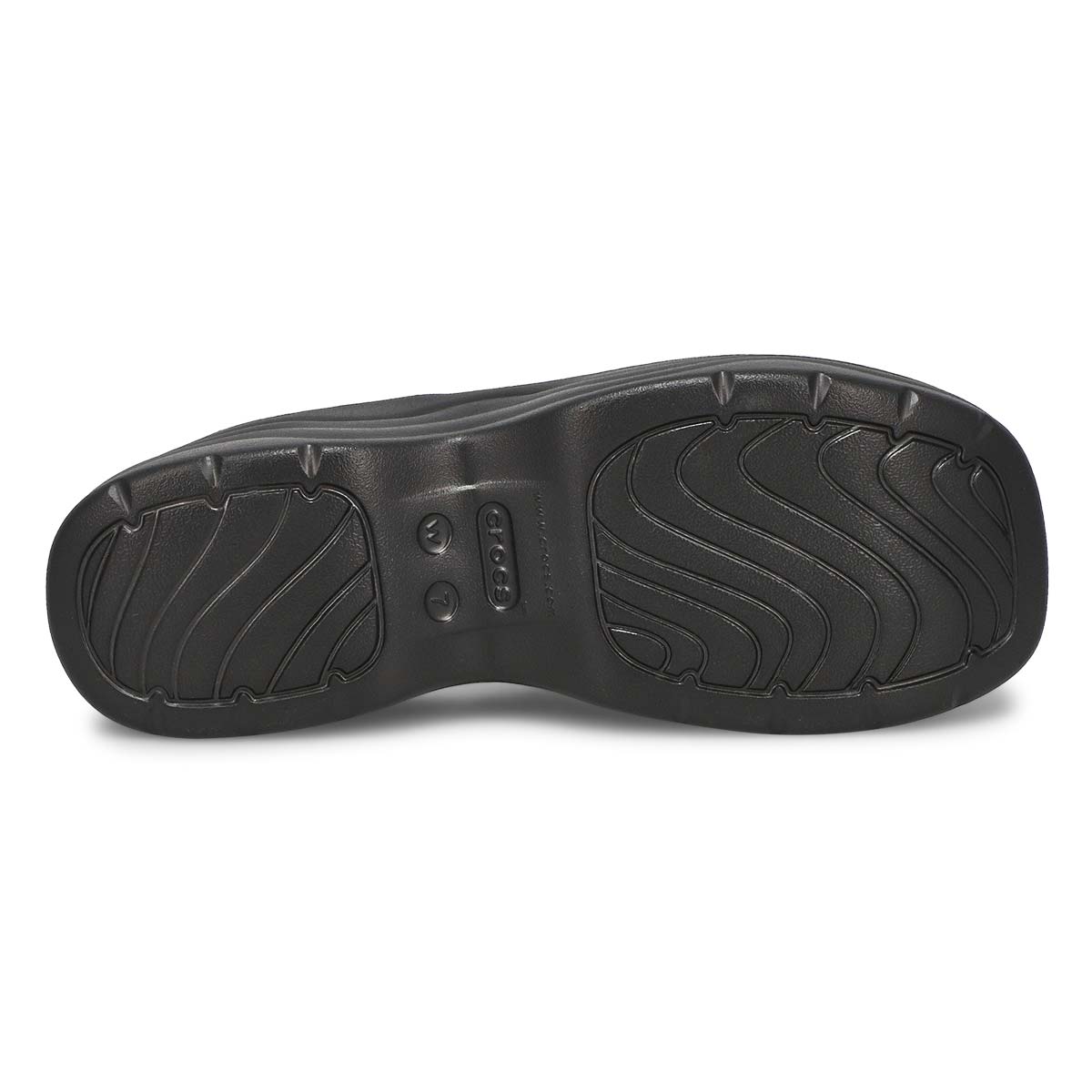 Women's Skyline Platform Slide Sandal - Black