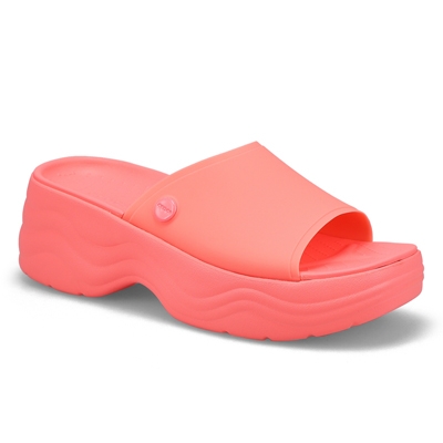 Lds Skyline Platform Slide Sandal - Guava