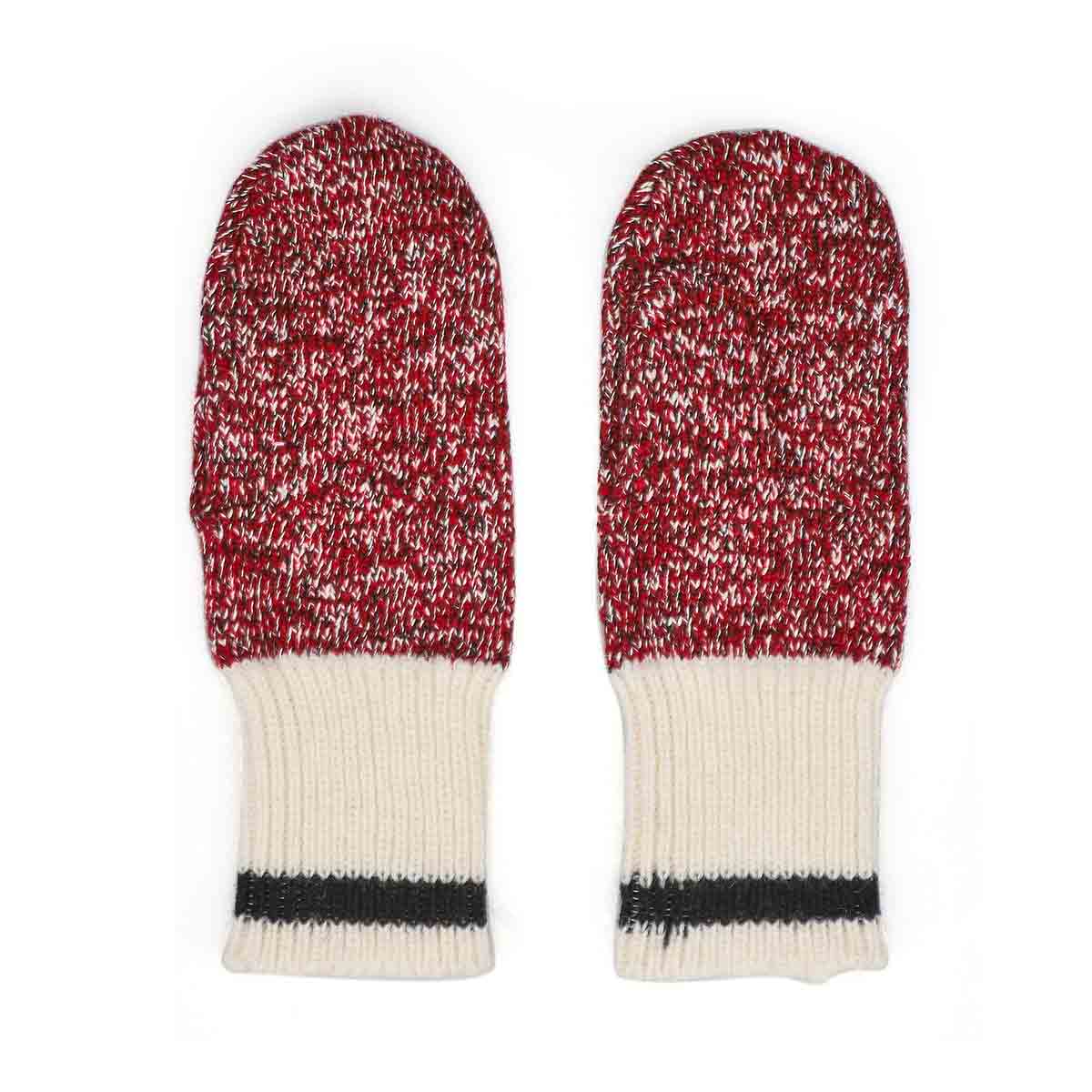 Mitaines DURAY MARLED, rouge/noir, femmes