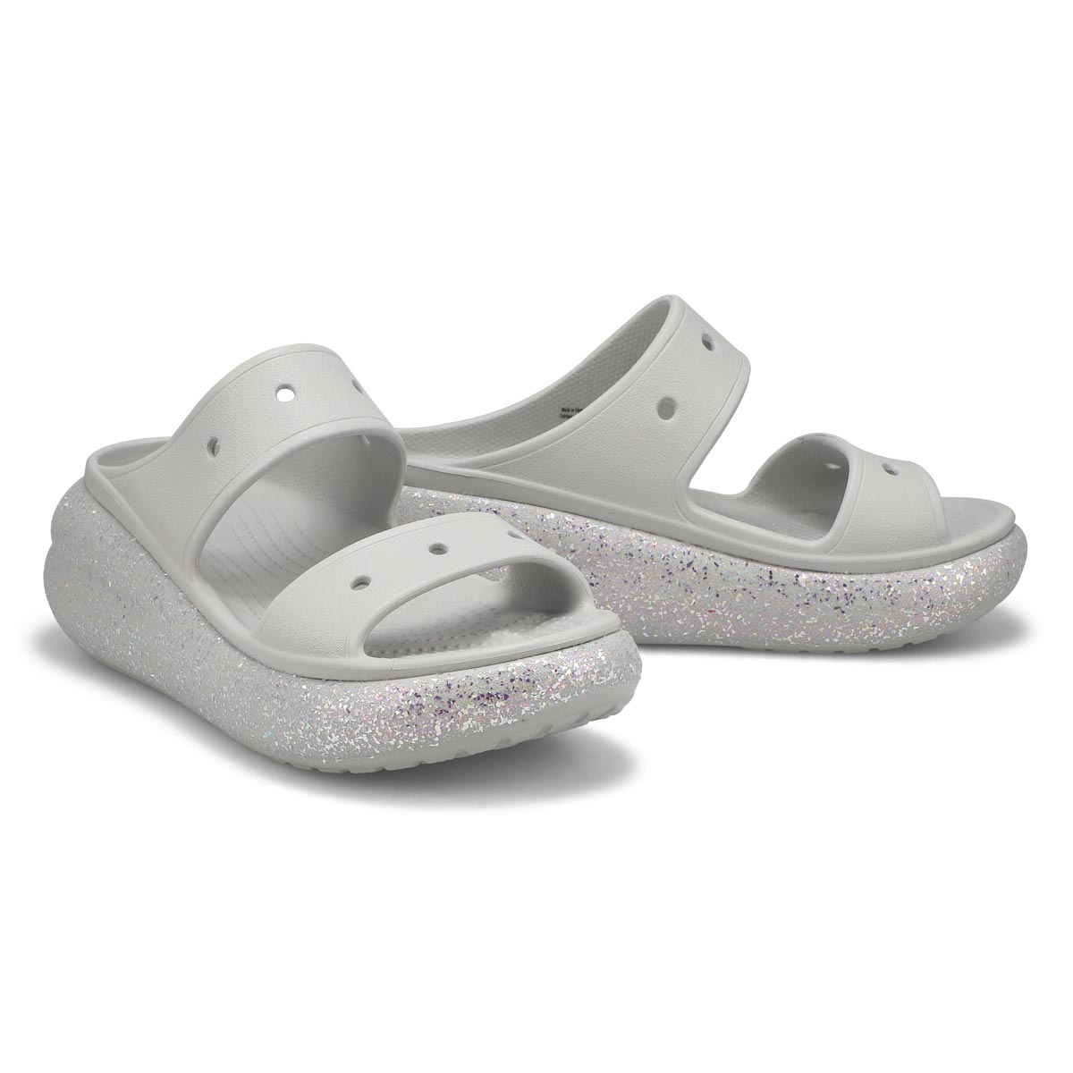 Crocs Women's Classic Crush Glitter Sandal | SoftMoc.com